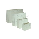 Bolsa de Lujo con Asa de Cordón 35X9X25cm Blanca 12 unidades