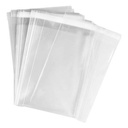 Bolsa de 14X18+4CM con solapa adhesiva, 100 unidades