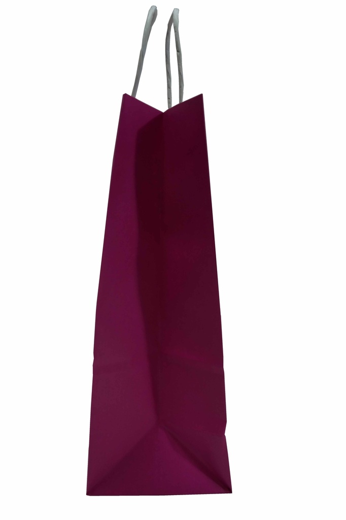 Bolsa de papel fucsia, 25 uds