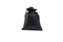 Bolso de piel sintética negro 17X15CM