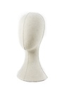 Cabeza de Hombre de Lino Beige 40 cm