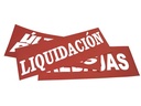 Banner de LIQUIDACIÓN 100X35 cm