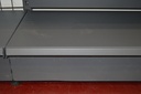 Hoja frontal gris para estantería metálica de 90 cm