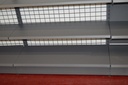 Hoja frontal gris para estantería metálica de 90 cm