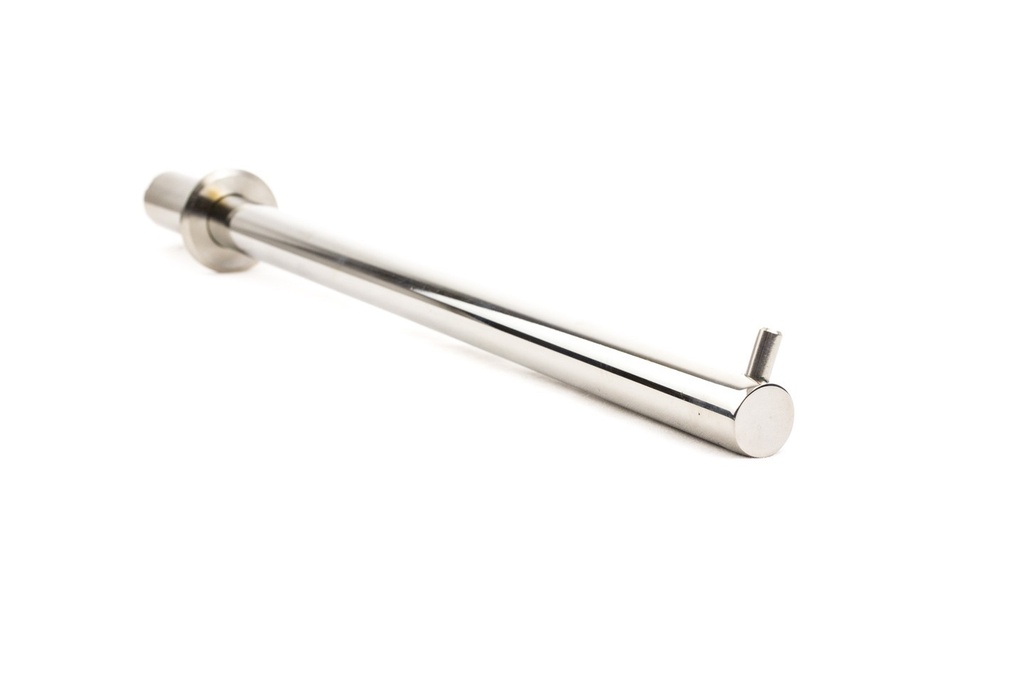 Colgador atornillado con tope para tablero/madera de 18mm