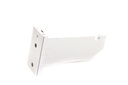 Colgador de pared gris mate de 1 ranura