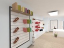 Cornisa de MDF negra 240 cm