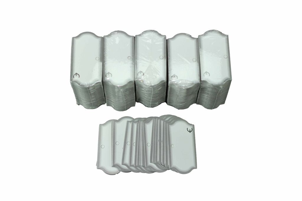 Etiqueta con Agujero para Barcos 2.8X3.7cm 1000/Paquete