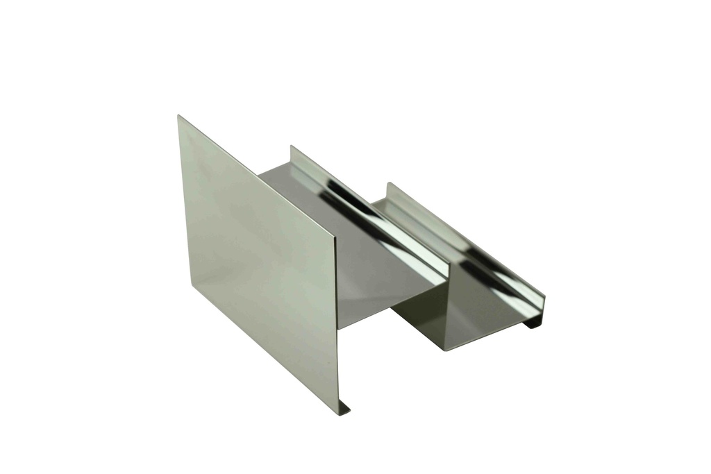 Expositor de Escalera de Acero Cromado 2 Alturas 12X10X11cm