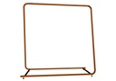 Perchero grande de acero color bronce 154X150X50cm