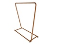 Perchero grande de acero color bronce 154X150X50cm