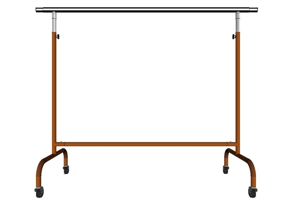 Perchero de Acero Ajustable con Brazos Extensibles, Color Bronce, 150X130X56cm