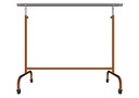 Perchero de Acero Ajustable con Brazos Extensibles, Color Bronce, 150X130X56cm