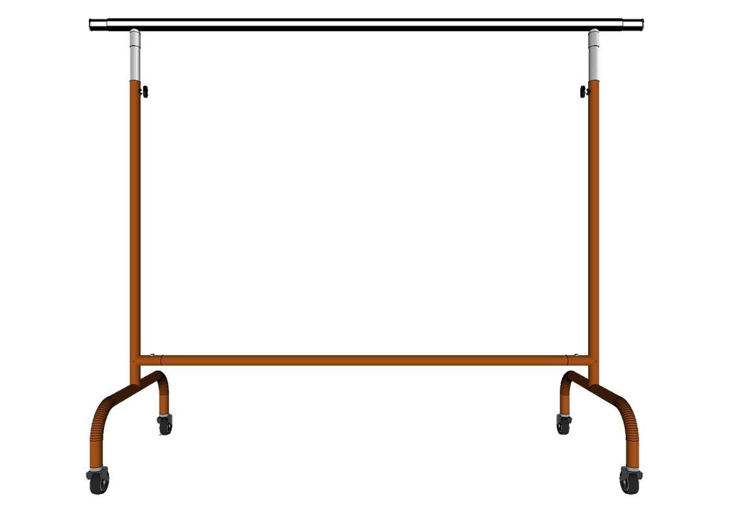 Perchero de Acero Ajustable con Brazos Extensibles, Color Bronce, 150X130X56cm