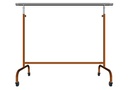 Perchero de Acero Ajustable con Brazos Extensibles, Color Bronce, 150X130X56cm