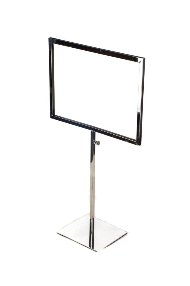 Soporte de Póster Ajustable Chrome A4