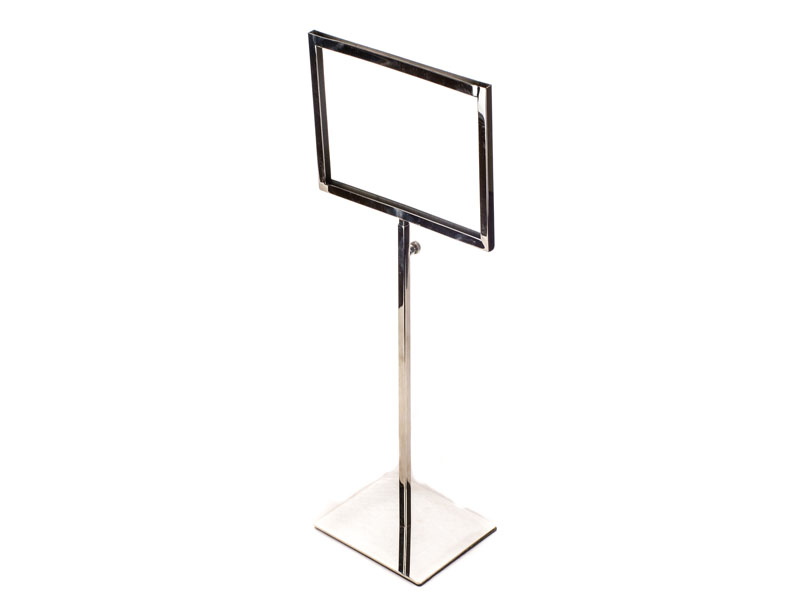 Soporte ajustable para póster A5 de cromo