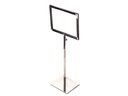 Soporte ajustable para póster A5 de cromo