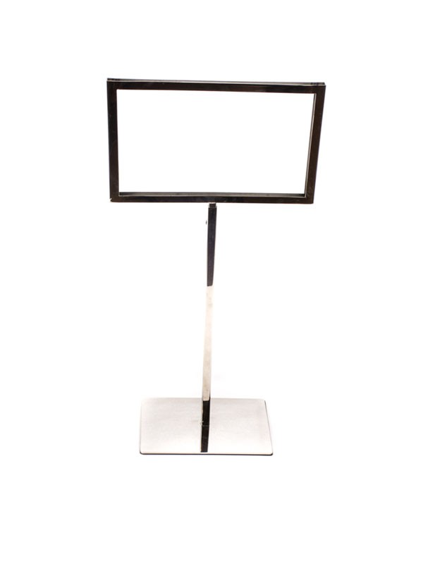 Soporte ajustable para póster A5 de cromo