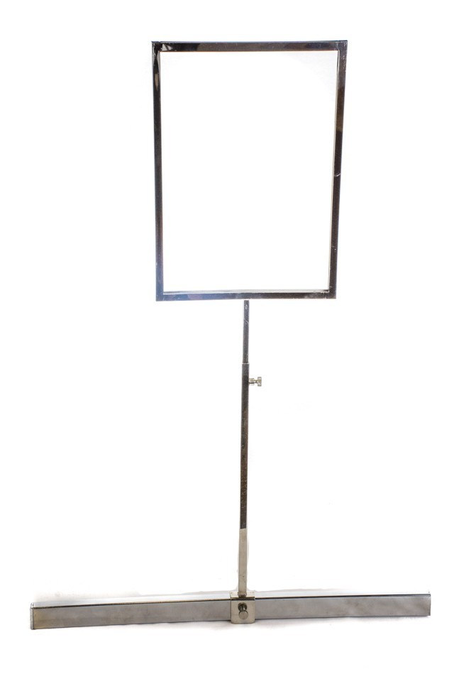 Soporte ajustable para póster de tubo rectangular A4