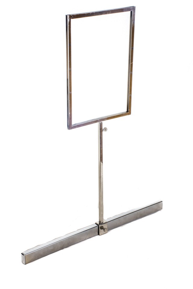 Soporte ajustable para póster de tubo rectangular A4