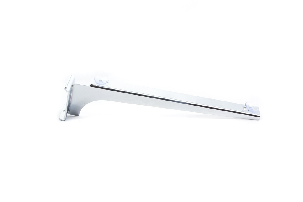 Soporte/estante de vidrio simple para ranura estrecha, 30 cm