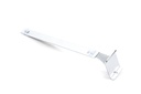 Soporte/estante de vidrio simple para ranura estrecha, 30 cm