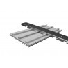 Fijación para lama de aluminio ranurado de 240cm