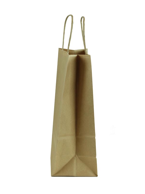 Bolsa de Papel Kraft AVANA 27x12x37cm 25/Pqte 200/Caja