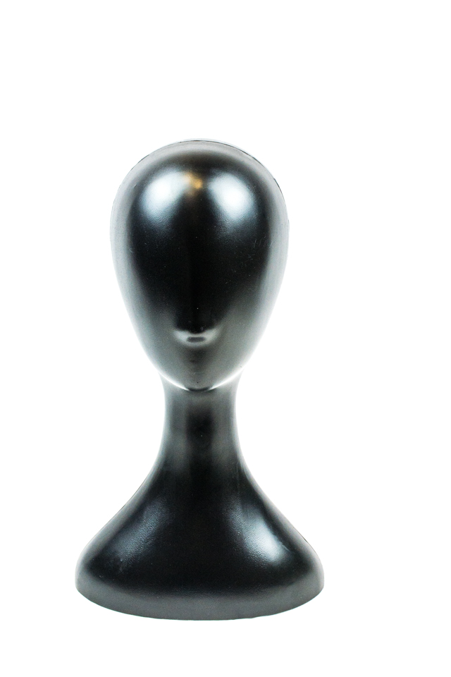 Cabeza de Plástico Negro