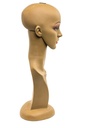 Cabeza de mujer morena