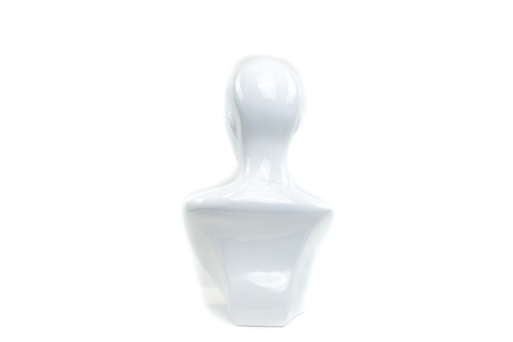 Cabeza de Mujer Blanca Brillante