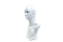 Cabeza de Mujer Blanca Brillante