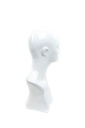 Cabeza de Mujer Blanca Brillante