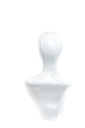 Cabeza de Mujer Blanca Brillante