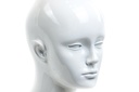 Cabeza de Mujer Blanca Brillante