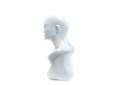 Cabeza de Mujer Blanca Brillante