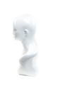 Cabeza de Mujer Blanca Brillante