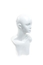 Cabeza de Mujer Blanca Brillante