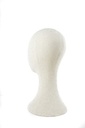 Cabeza de Hombre de Lino Beige 40 cm