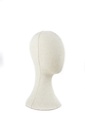 Cabeza de Hombre de Lino Beige 40 cm