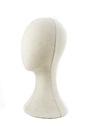Cabeza de Hombre de Lino Beige 40 cm