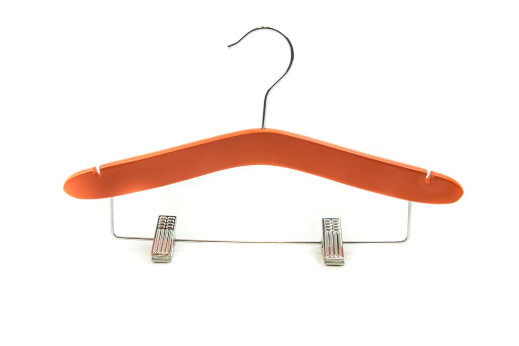 Perchas de Madera para Niños con Barras y Clips Varios Colores 5 Unidades