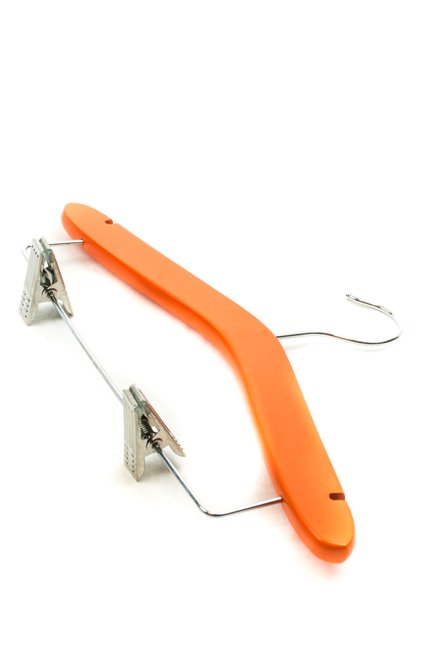 Perchas de Madera para Niños con Barras y Clips Varios Colores 5 Unidades
