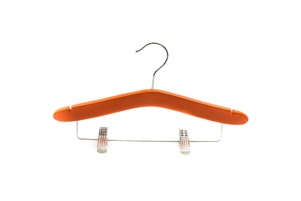 Perchas de Madera para Niños con Barras y Clips Varios Colores 5 Unidades