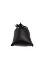 Bolso de piel sintética negro 17X15CM
