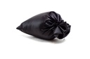 Bolso de piel sintética negro 17X15CM
