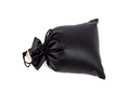Bolso de piel sintética negro 17X15CM