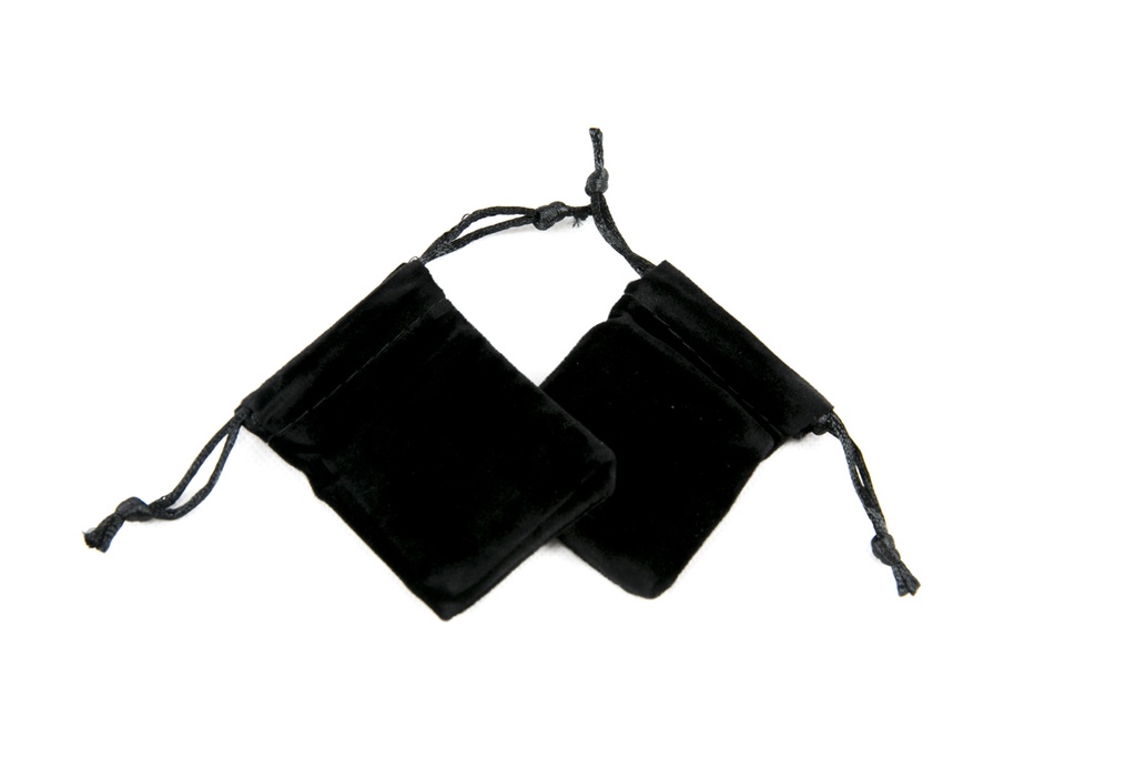 Bolsa de Terciopelo Negro. 50 Unidades