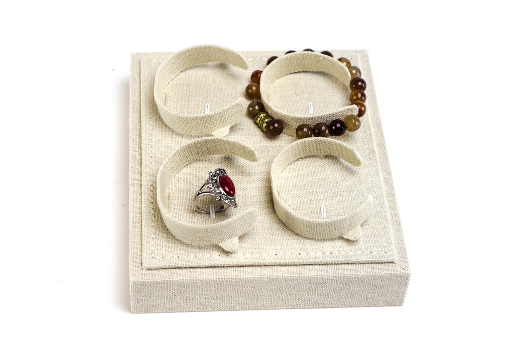 Expositor Joyería 4 Posición para Reloj O Pulsera 